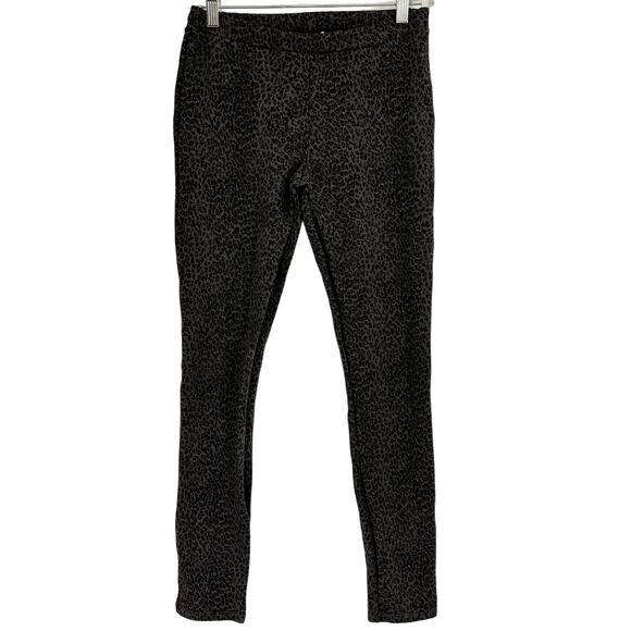 Joie Keena Leopard Print Leggings Ponte Pants Size Small - Picture 1 of 6